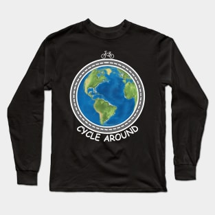 Cycle Around Your World Long Sleeve T-Shirt